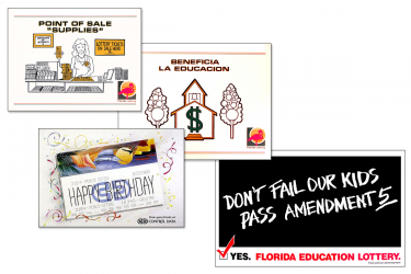 Florida Lottery Illustrations, Posters, Note Cards