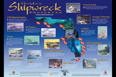 Shipwreck Poster for State Underwater Archeology