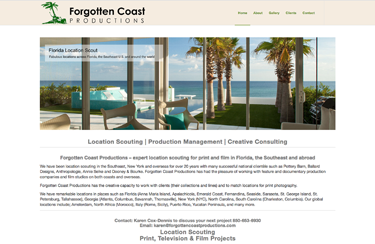 Forgotten Coast Producer and Production web