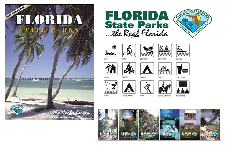 Florida State Parks – Logo, Icons, Brochure & Posters