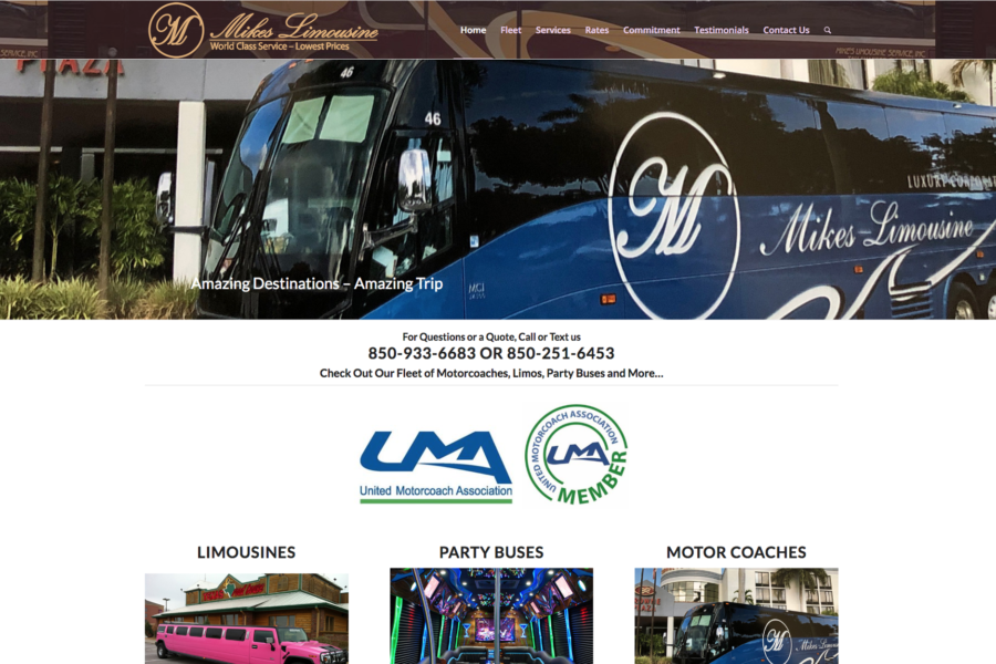 Mikes Limousine Website