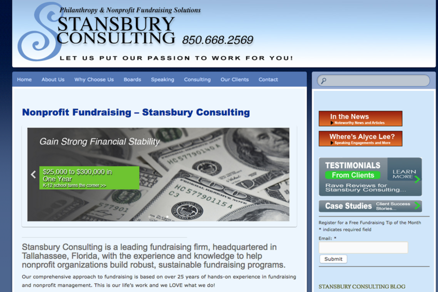 Stansbury Consulting Website