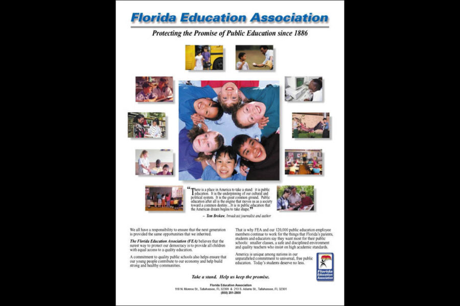 Florida Education Association ad For Florida Trend Magazine